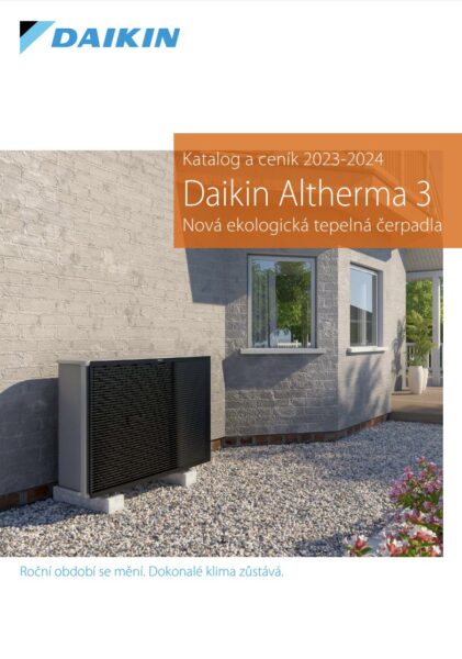 Daikin Altherma 3 - katalog a ceník 2023 / 2024